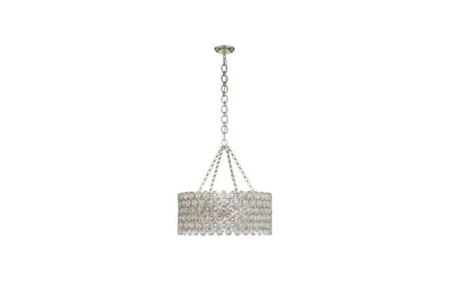 Lesina Chandelier Burnished Silver Leaf