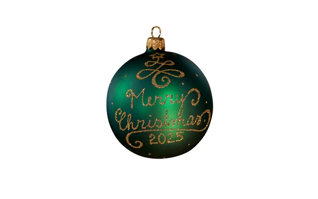 Lux Merry Christmas Julekugle 2025 8cm