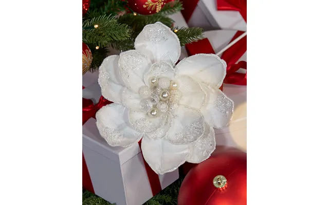 Magnolia Pearl Dekorationsgren Hvid