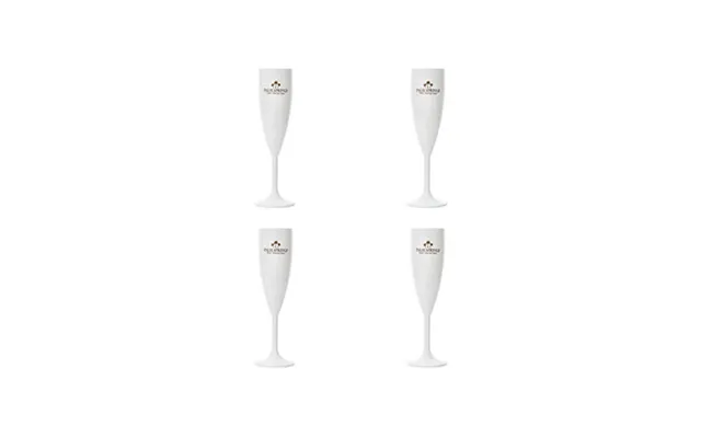 Palm Springs Champagneglas Hvid 4-pak