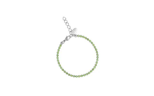 Siri Armbånd Peridot Rhodium