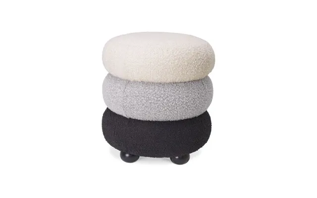 Tulum Stool Bouclé Monochromatic