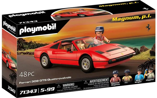 Playmobil Magnum P.i Ferrari 308 Gts Quattrovalvole 71343 product image