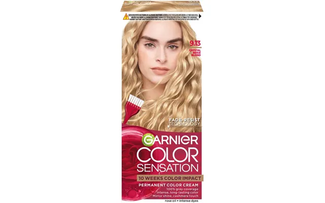 Garnier Color Sensation Permanent Color Cream - 9.13 Crystal Beige Blond