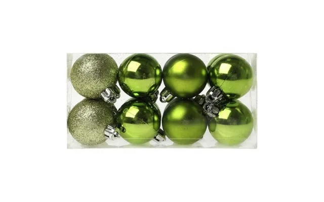 Julekugler Christmas Planet 4 Cm 16 Kugler Grøn Refurbished A