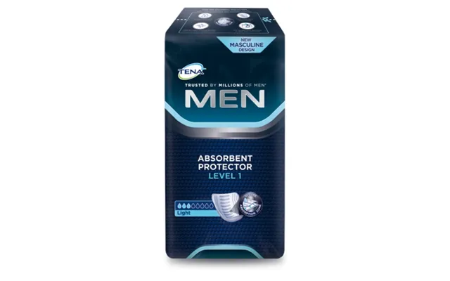 Tena Men Dagbind Til Mænd, Level 1 Let Inkontinens - 24 Stk. product image