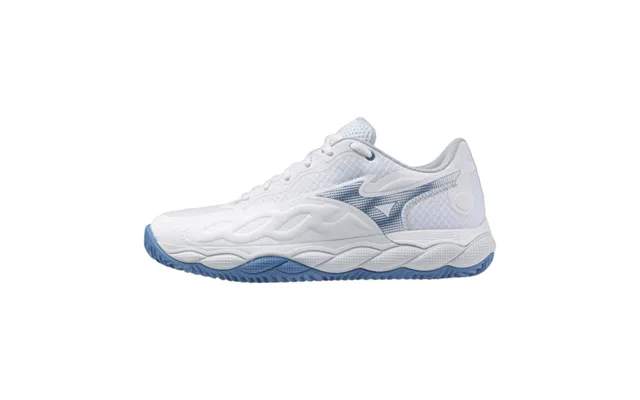 Mizuno Wave Enforce Court Cc Women White Parisian Blue Plein Air - 36 product image