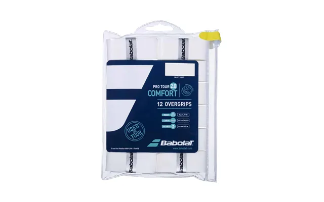 Babolat Pro Tour 2.0 Overgrip 12 Pak - Hvid product image