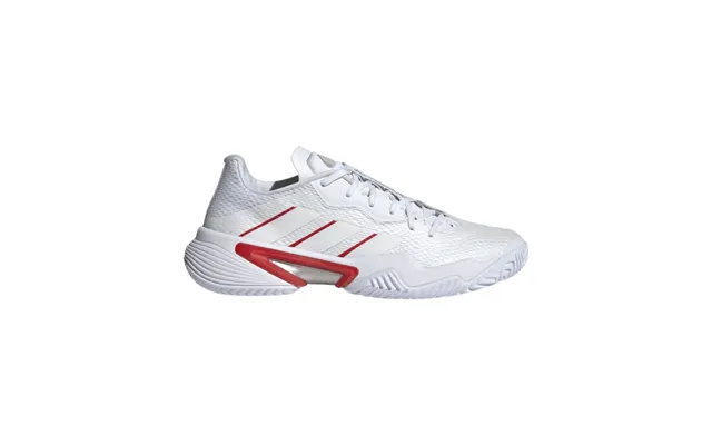Adidas Barricade Women Cloud White Silver Metallic Grey Two - Old