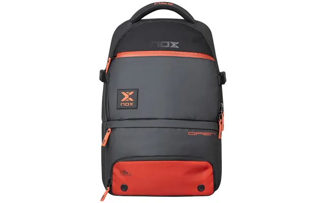 Nox Luxury Open Series Backpack Black Red