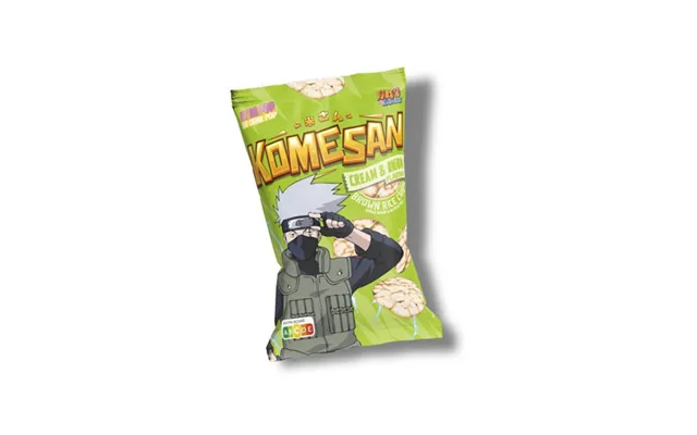 Komesan Kakashi Cream & Onion Brown Rice Chips 60 G. - Chips