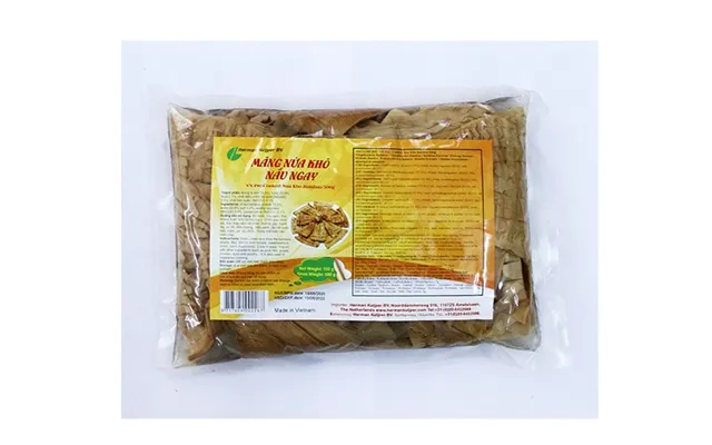 Pre-cooked Nua Kho Bamboo Tørrede Bambusskud 300 G. - Grønt Og Frugt På Glas Og Dåse