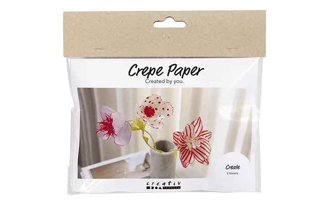 Creativ Company Diy-kit Papirblomster Af Crepepapir Set 2