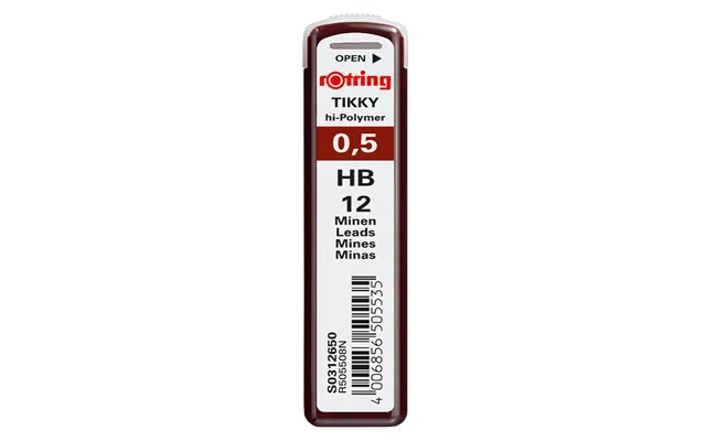 Rotring Tikky Hi-polymer Stift 0.5 12 Stk Hb