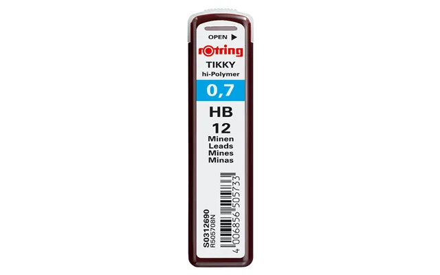 Rotring Tikky Hi-polymer Stift 0.7 12 Stk Hb