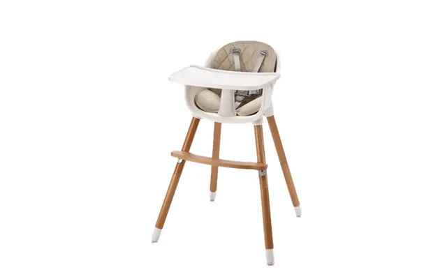 2-i-1 Højstol - Beige