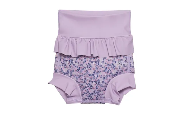 Badeshorts Med Flæser - Lavender Mist