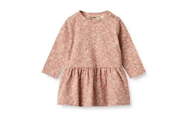 Bessie Jersey Kjole - Rose Dust Flower Meadow
