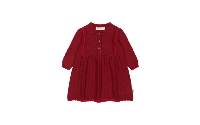 Daimi Strik Kjole - Biking Red