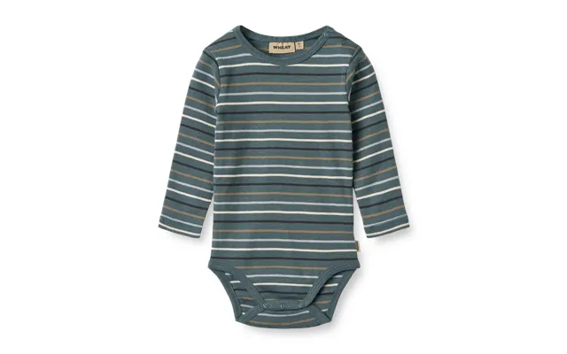 Freddie Body Langærmet - Blue Multi Stripe