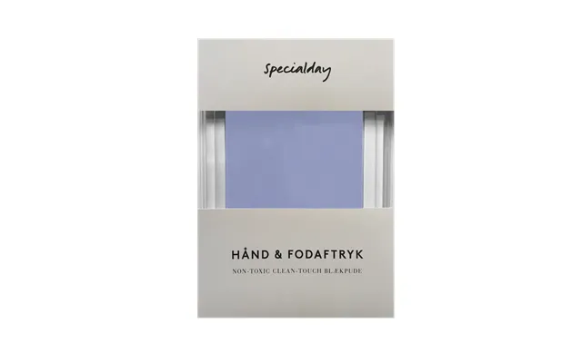 Hånd Og Fodaftryk Blå