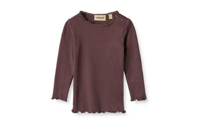 Lace Rib Langærmet T-shirt - 18 Mdr.