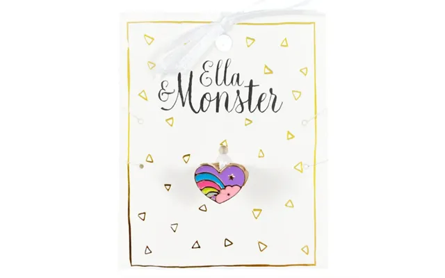 Ring Rainbow Heart Purple