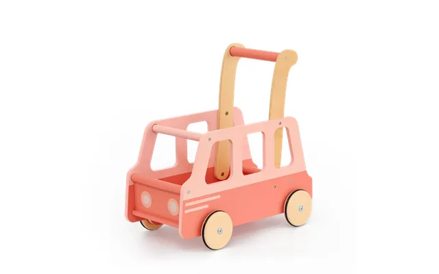 Skolebus Skubbevogn Pink