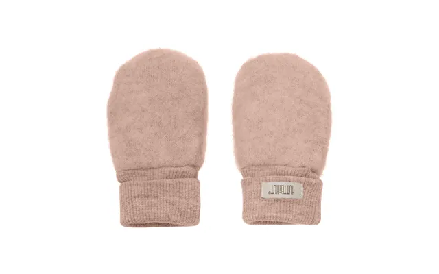 Uld Fleece Vanter - Mahogany Rose