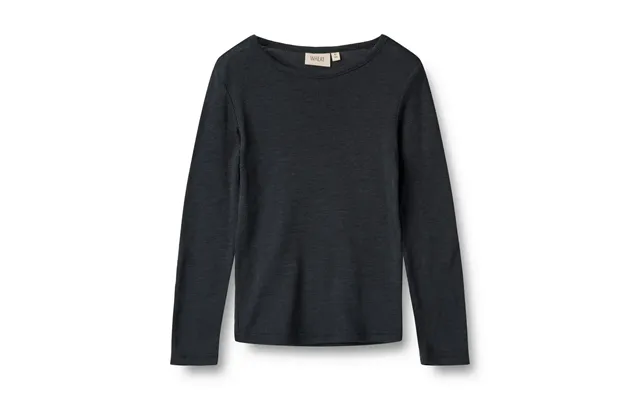 Uld T-shirt Ls Alfie - Navy