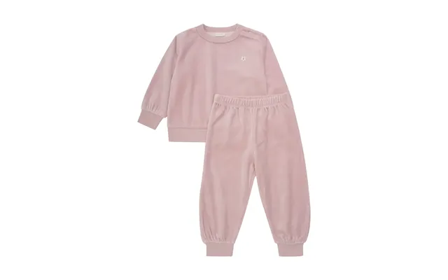 Velour Jogging Sæt - Shadow Gray