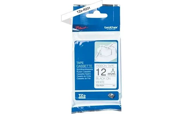 Brother Tze-r231 Printer Black Text On White H Jglans Bnd product image