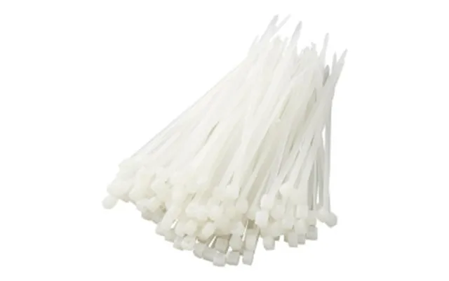 Kabelbindere 100x2,5mm 100 Stk Hvid product image