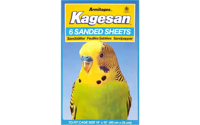 Armitage Kagesan Sandpapirark 25x40cm Blå 6-pak