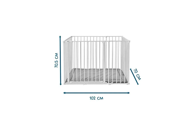 Babydan Flex Square - Hvid