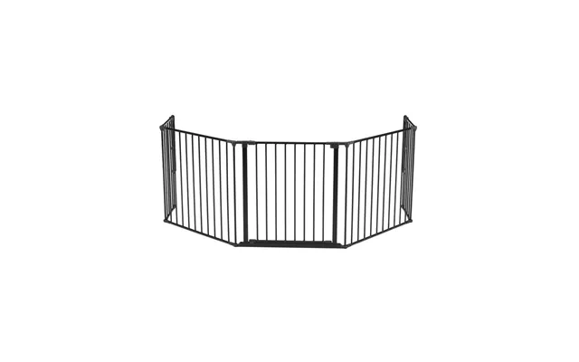 Babydan Flex Xl Pejsegitter - Sikkerhedsgitter, Sort, 223-278 Cm