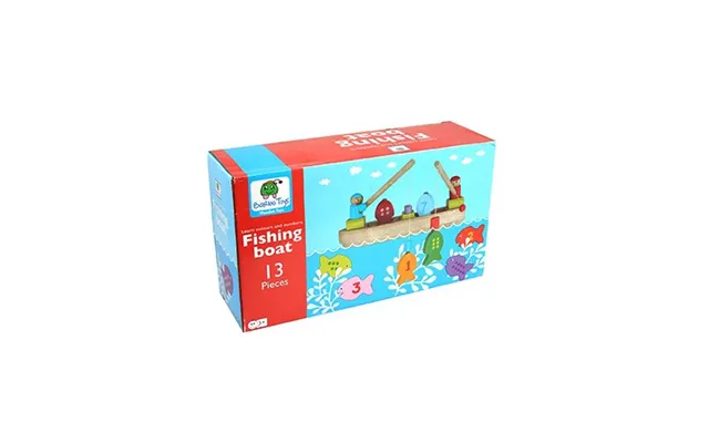 Barbo Toys Fiskebåd I Træ