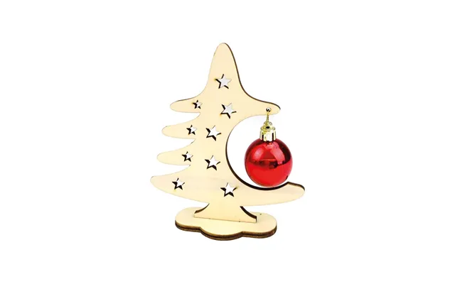 Beleduc Wooden Craft Christmas Tree With Christmas Ball