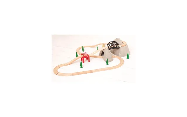 Bigjigs Wooden Rails - Rocky Mountain Expansion Set 12 Pcs.
