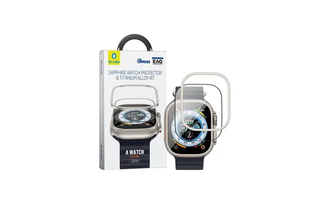 Blueo Sapphire And Titanium Alloy Tempered Glass Protector Kit - Apple Watch Ultra2 Ultra 49mm