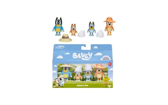 Bluey Figurer 4 Pk. Familie Telt-tur product image