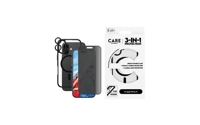 Care By Panzerglass Flagship 3-in-1 Privacy Bundle Iphone 16