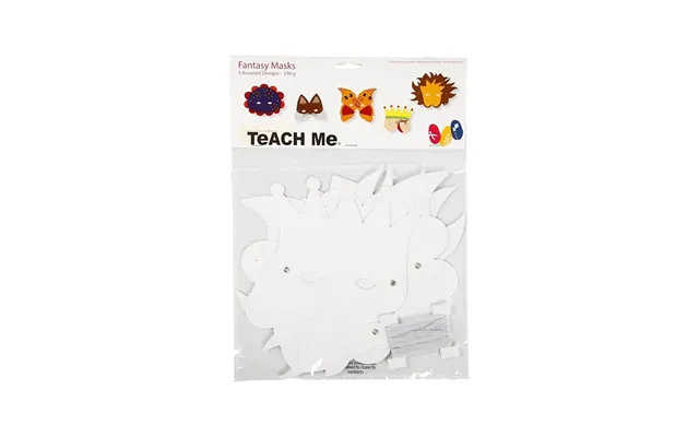 Creativ Company Fantasy Masks White 5pcs.