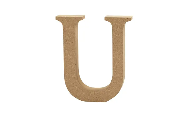 Creativ Company Letter U Mdf 8cm 1pc.