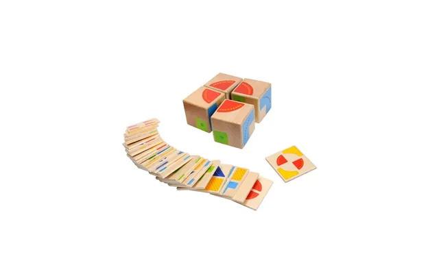 Goki Wooden Patterns Game Cube