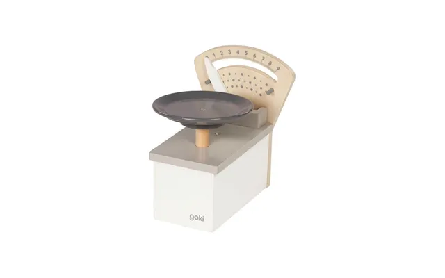 Goki Wooden Scale Gray White
