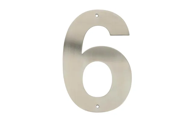 Home It House Number 6 Stainless Steel
