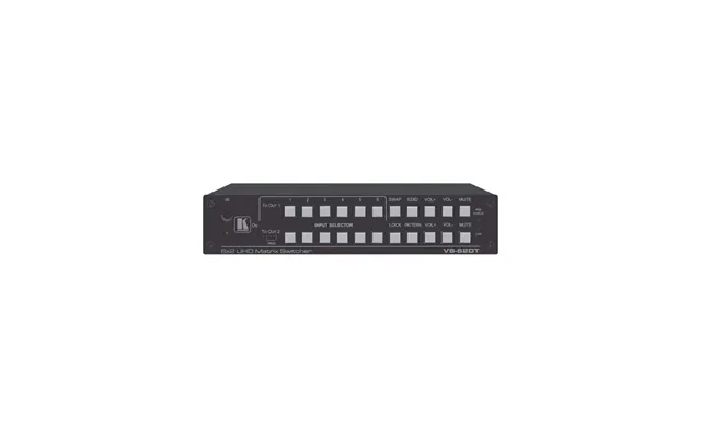 Kramer Electronics Kramer Vs-62dt 6x2 4k60 4 2 0 Hdmi Hdbaset Long-reach Poe Matrix Switcher