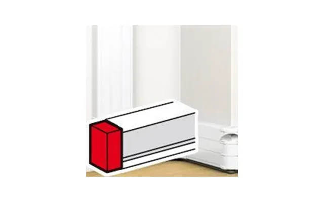 Legrand Endestykke 50x180 Hv