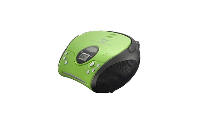 Lenco Scd-24 Portable Fm Radio Cd Player - Green Black